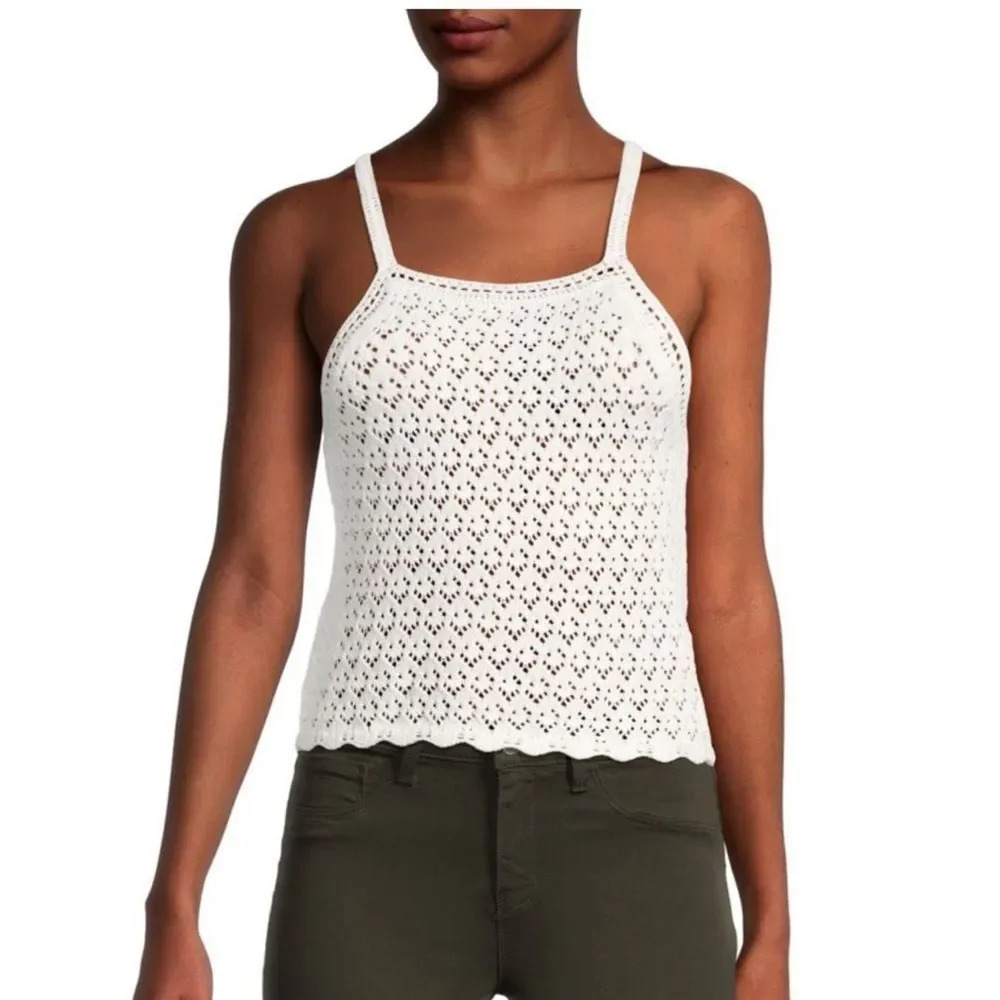 FRENCH CONNECTION NORA CROCHET TOP